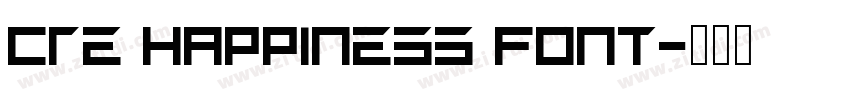 Cre Happiness Font字体转换